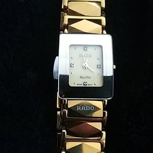 RADO Gold tone Jubile Swiss Watch